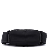 Miu Miu Black Neoprene Tactical Shoulder Bag