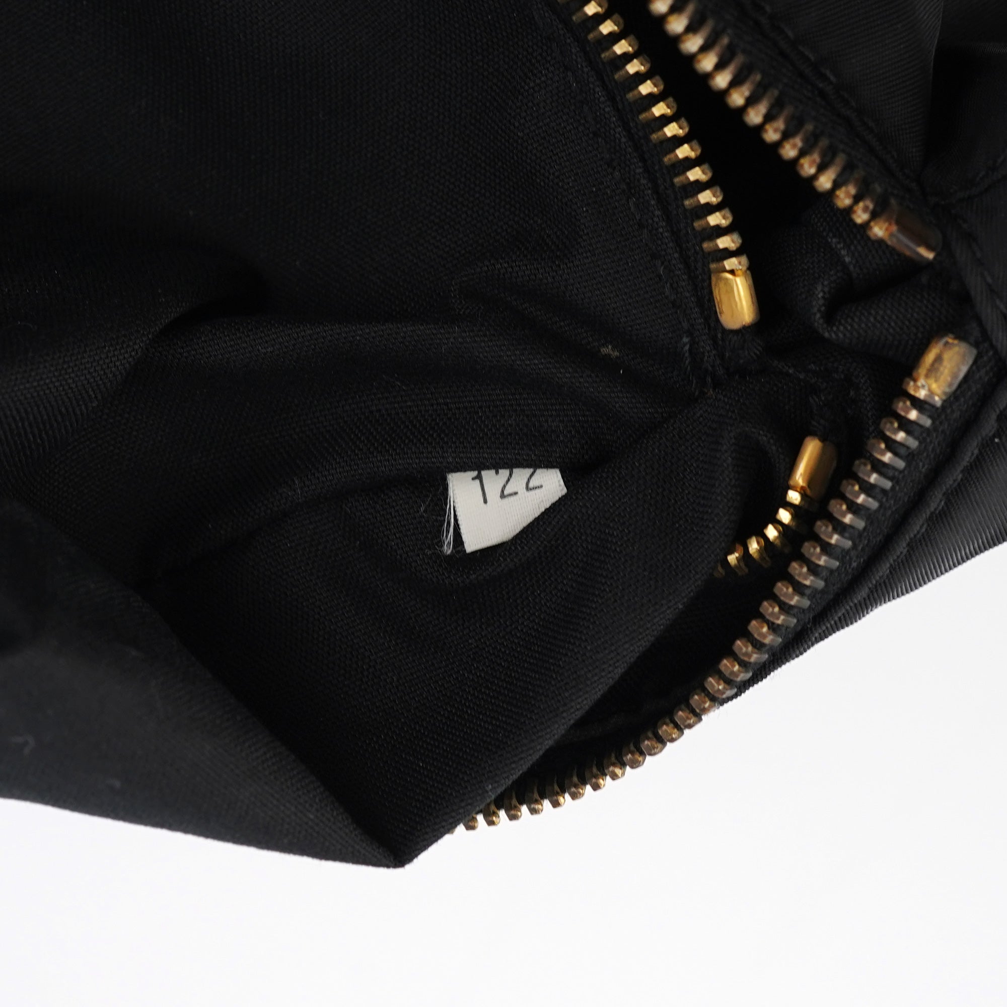 Miu Miu Black Nylon Cargo Shoulder Bag