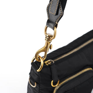Miu Miu Black Nylon Cargo Shoulder Bag