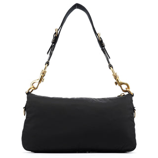 Miu Miu Black Nylon Cargo Shoulder Bag