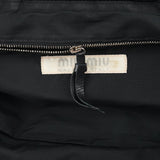 Miu Miu Black Nylon Clutch Shoulder Bag