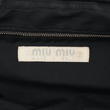 Miu Miu Black Nylon Clutch Shoulder Bag