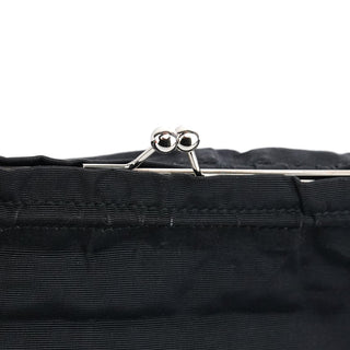 Miu Miu Black Nylon Clutch Shoulder Bag