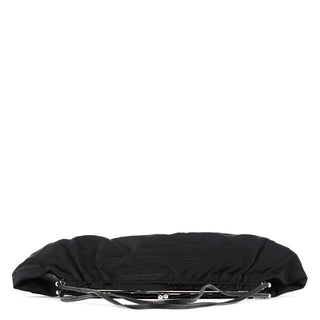Miu Miu Black Nylon Clutch Shoulder Bag