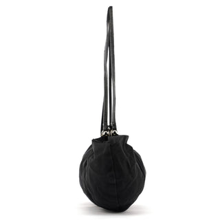 Miu Miu Black Nylon Clutch Shoulder Bag