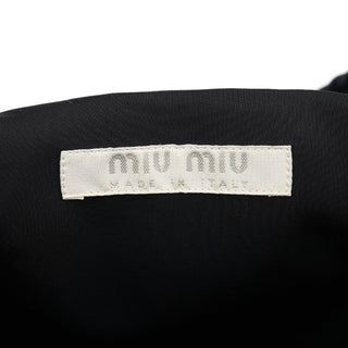 Miu Miu Black Nylon Tactical Crossbody Bag