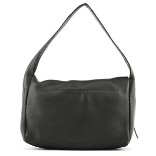 Miu Miu Black Pebbled Leather Knot Shoulder Bag