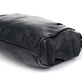 Miu Miu Black Studded Leather Clutch Handbag