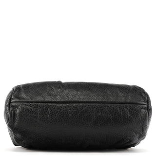 Miu Miu Black Studded Leather Clutch Handbag