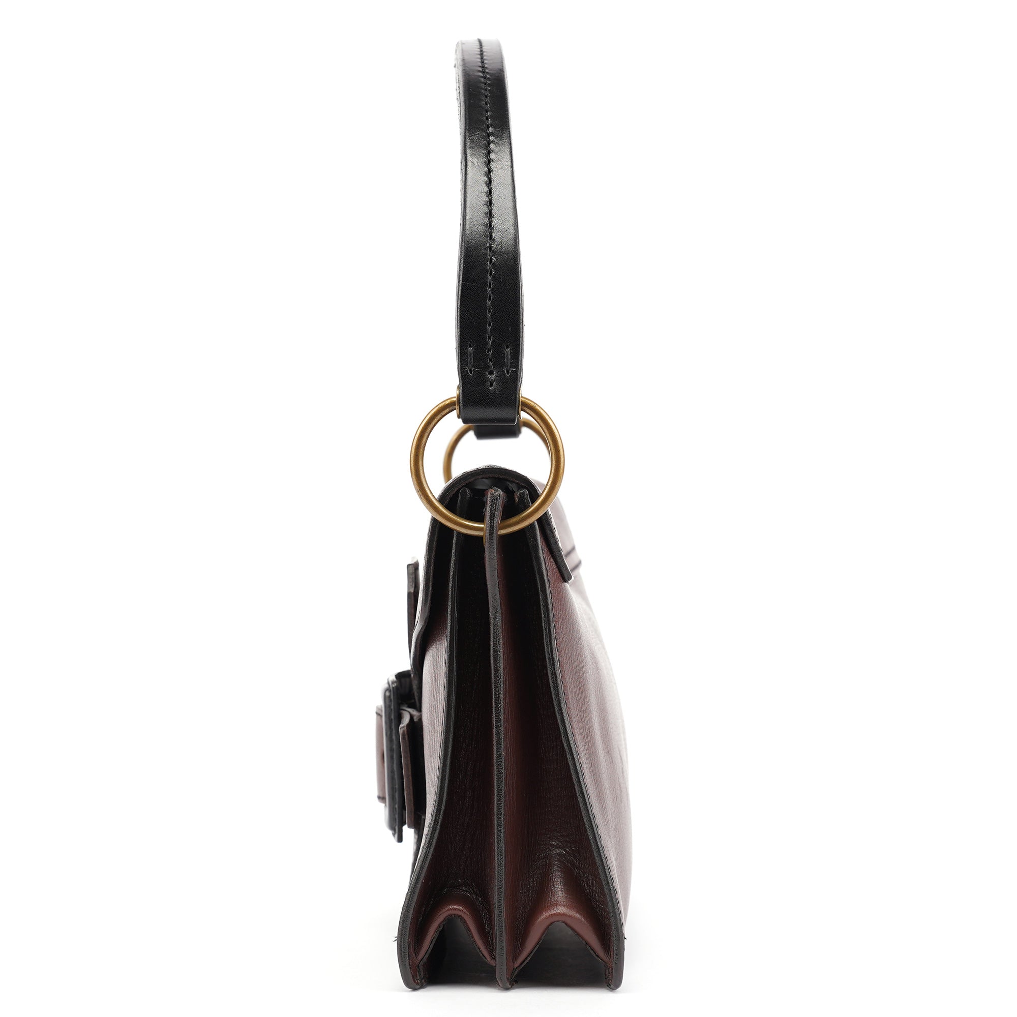 Miu Miu Brown Leather Belt Shoulder Bag