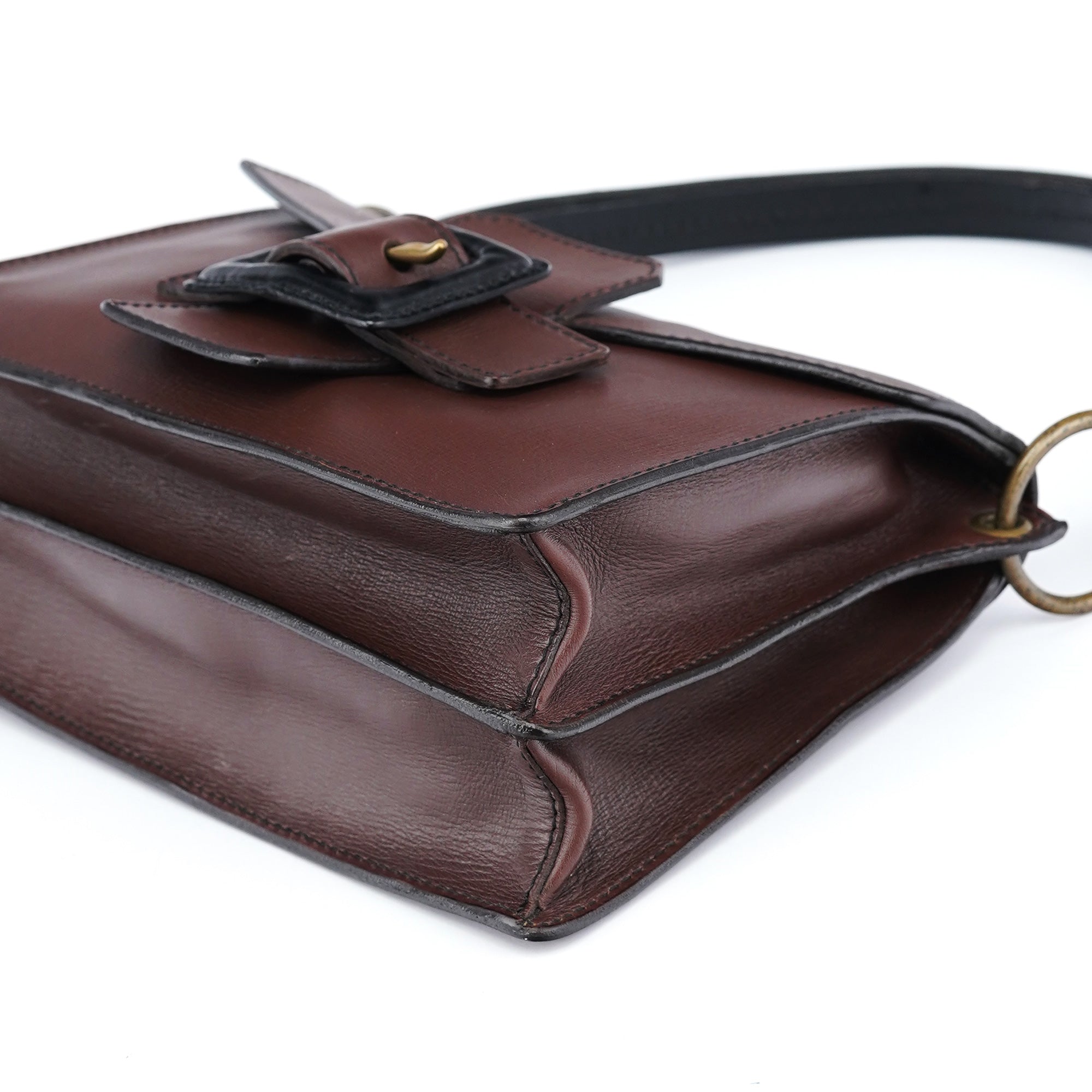 Miu Miu Brown Leather Belt Shoulder Bag – Rediscover Vintage