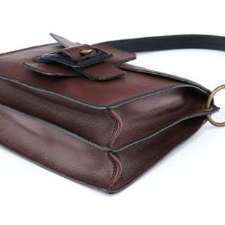 Miu Miu Brown Leather Belt Shoulder Bag