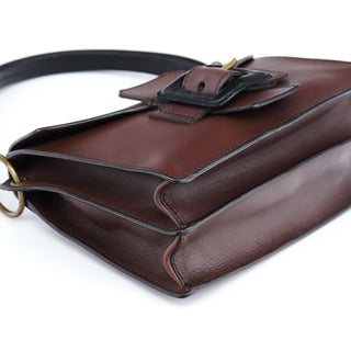 Miu Miu Brown Leather Belt Shoulder Bag