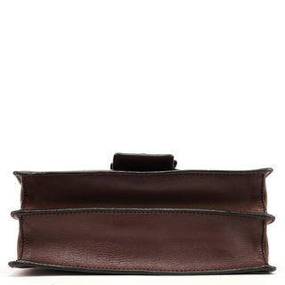 Miu Miu Brown Leather Belt Shoulder Bag