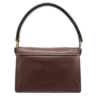 Miu Miu Brown Leather Belt Shoulder Bag