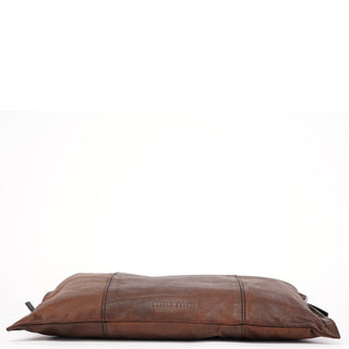 Miu Miu Brown Leather Pocket Tote Bag