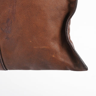 Miu Miu Brown Leather Pocket Tote Bag