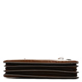 Miu Miu Brown Patent Leather Top Handle Bag