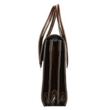 Miu Miu Brown Patent Leather Top Handle Bag