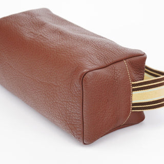 Miu Miu Brown Pebbled Leather Shoulder Bag