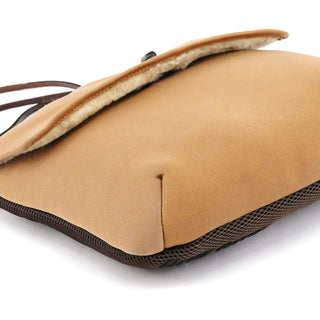 Miu Miu Fall 1999 Beige Shearling Crossbody Bag