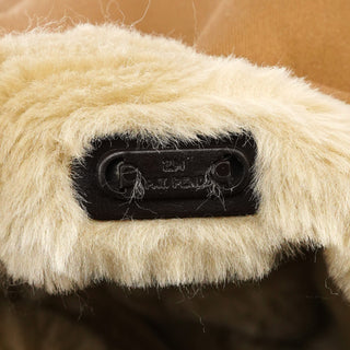 Miu Miu Fall 1999 Beige Shearling Crossbody Bag