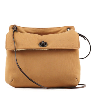 Miu Miu Fall 1999 Beige Shearling Crossbody Bag