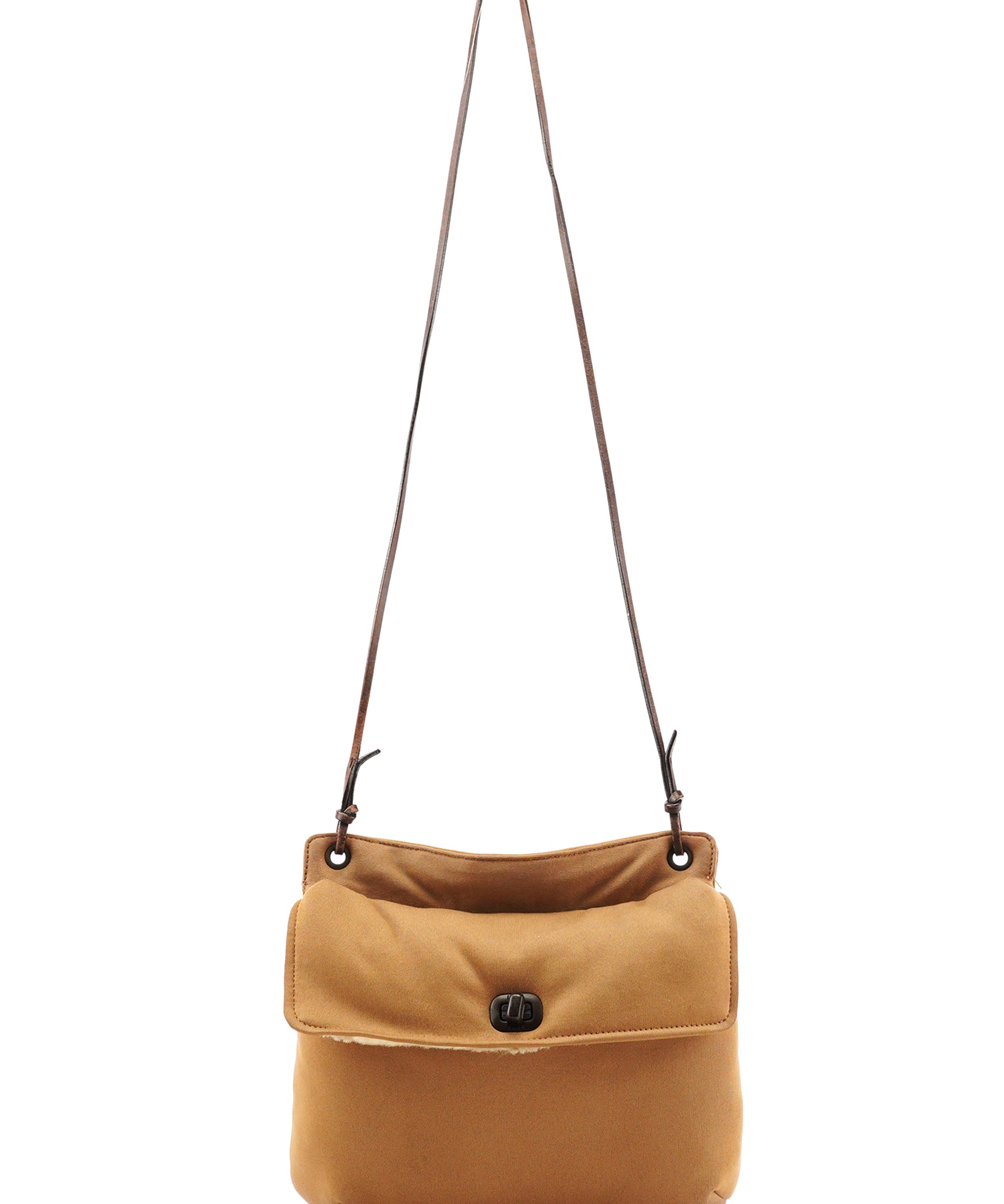 Miu Miu Fall 1999 Beige Shearling Crossbody Bag