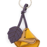 Miu Miu Fall 1999 Leather Leafs Keyring Bag Charm