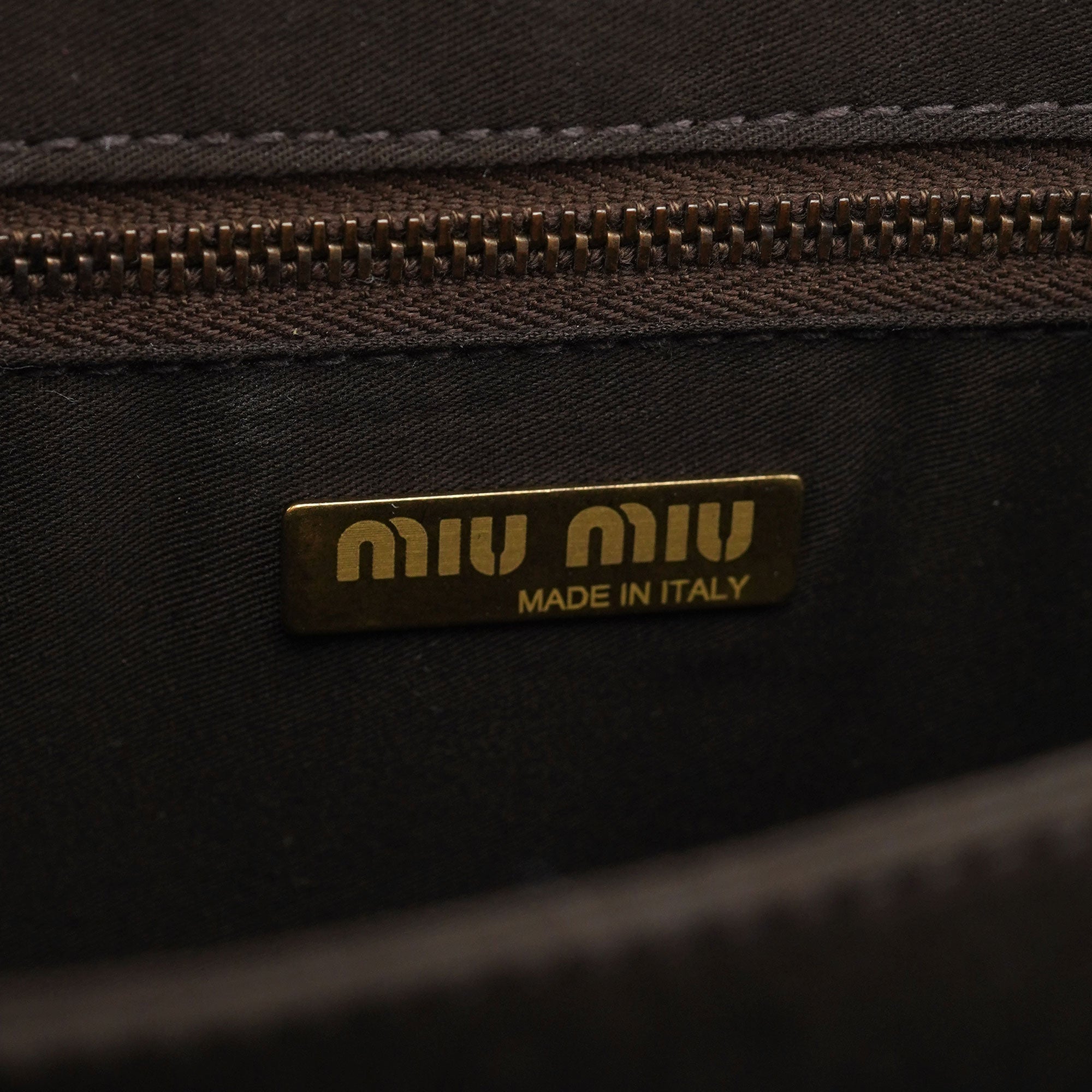 Miu Miu Grey Croc Embossed Tote Bag
