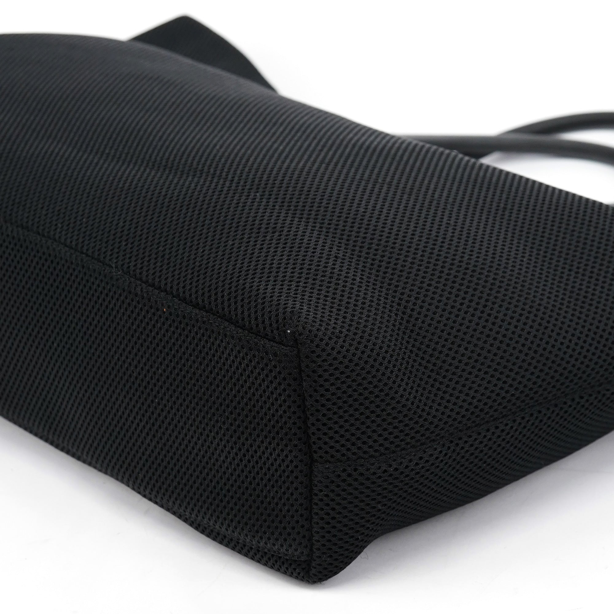 Miu Miu Large Black Mesh Tote Bag