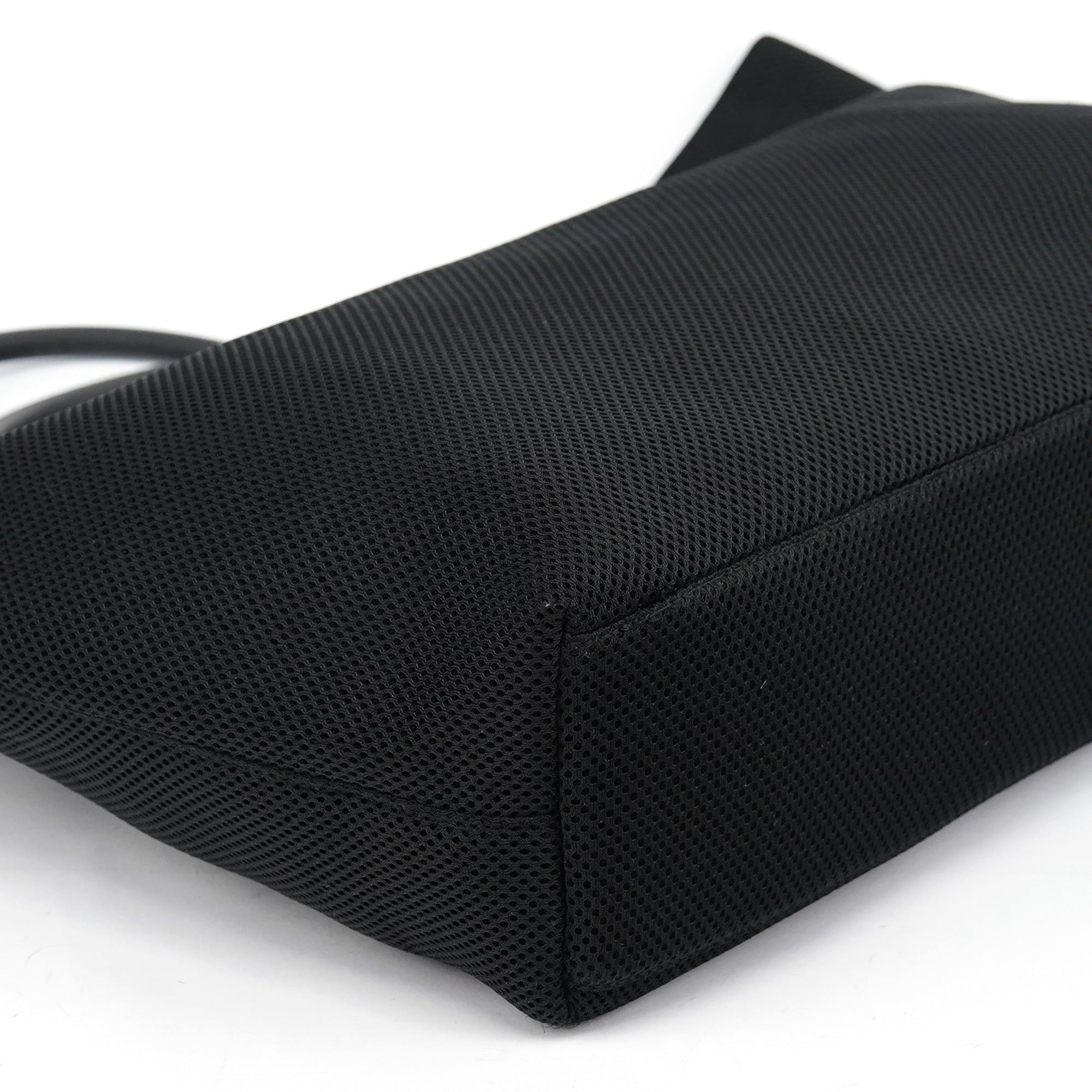 Miu Miu Large Black Mesh Tote Bag