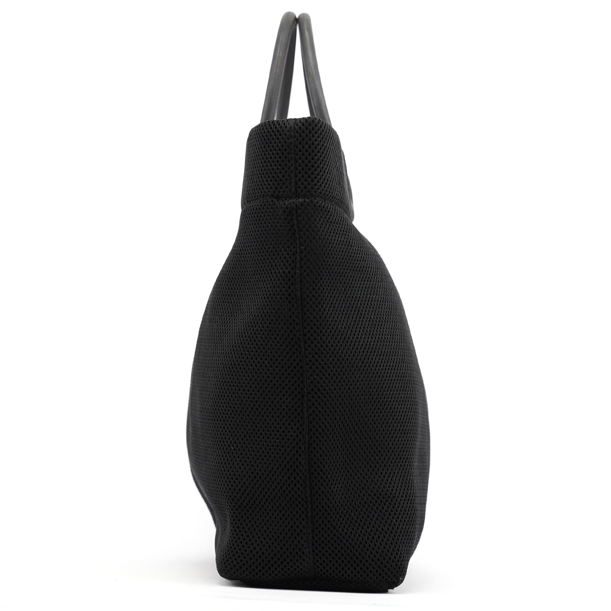Miu Miu Large Black Mesh Tote Bag
