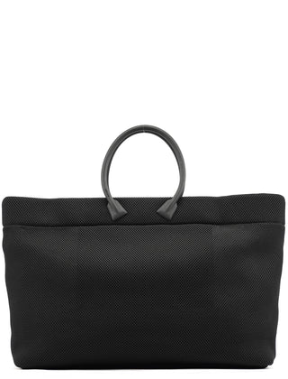 Miu Miu Large Black Mesh Tote Bag