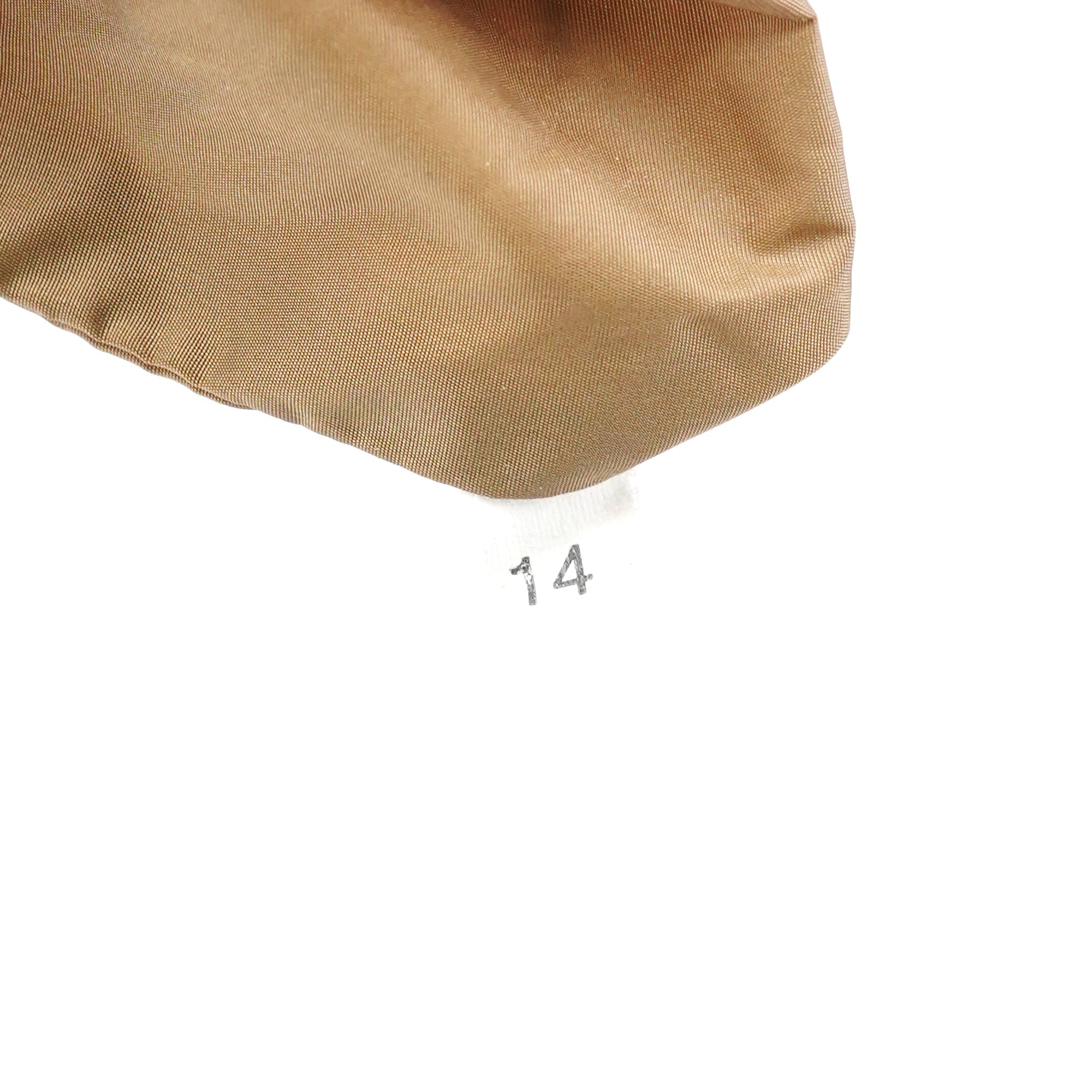 Miu Miu Light Brown Calfskin Leather Bowling Bag