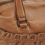 Miu Miu Light Brown Calfskin Leather Bowling Bag