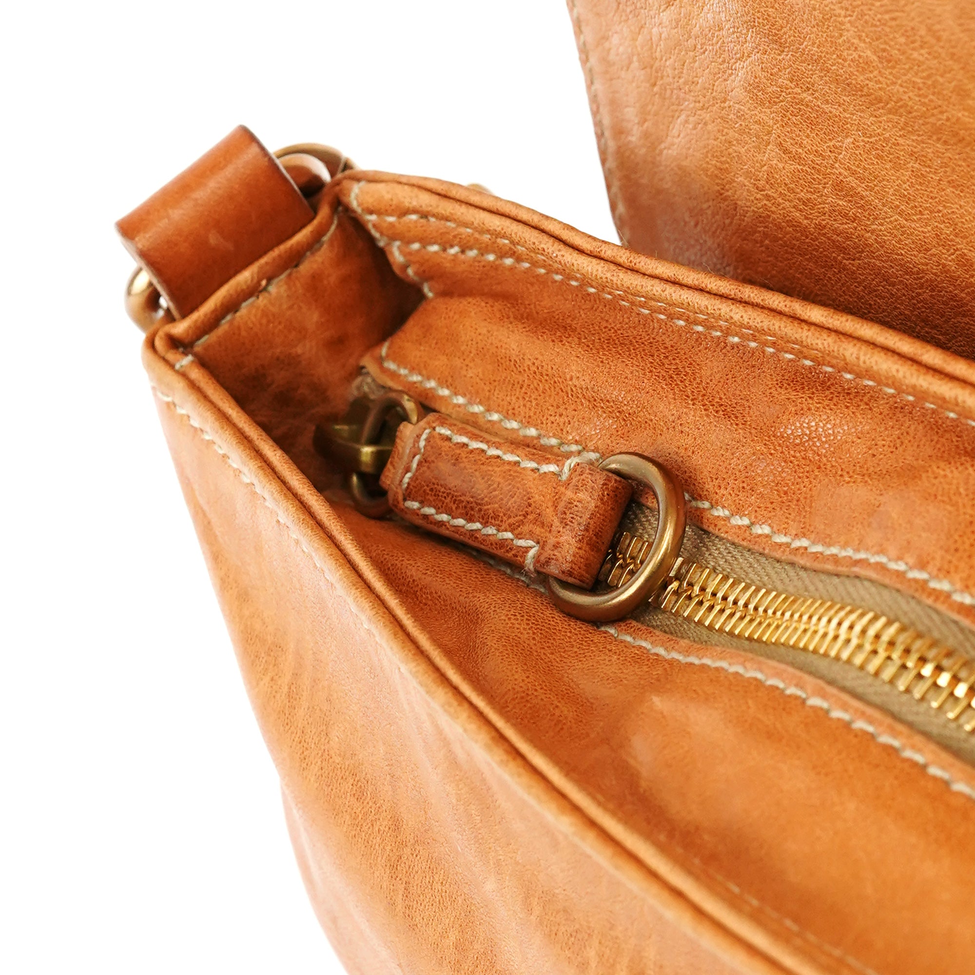 Miu Miu Light Brown Leather Shoulder Bag