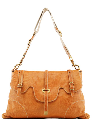 Miu Miu Light Brown Leather Shoulder Bag