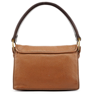 Miu Miu Light Brown Leather Turnlock Shoulder Bag