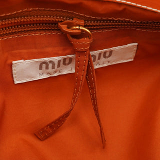 Miu Miu Nylon Floral Print Top Handle Clutch Bag