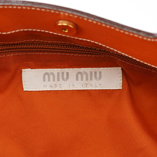 Miu Miu Nylon Floral Print Top Handle Clutch Bag