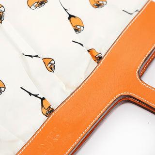 Miu Miu Nylon Floral Print Top Handle Clutch Bag