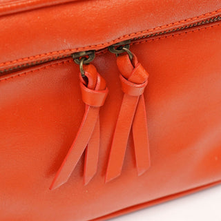 Miu Miu Orange Leather Handbag