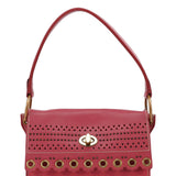 Miu Miu Pink Calfskin Turnlock Shoulder Bag