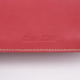 Miu Miu Pink Calfskin Turnlock Shoulder Bag