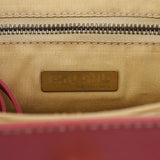 Miu Miu Pink Calfskin Turnlock Shoulder Bag
