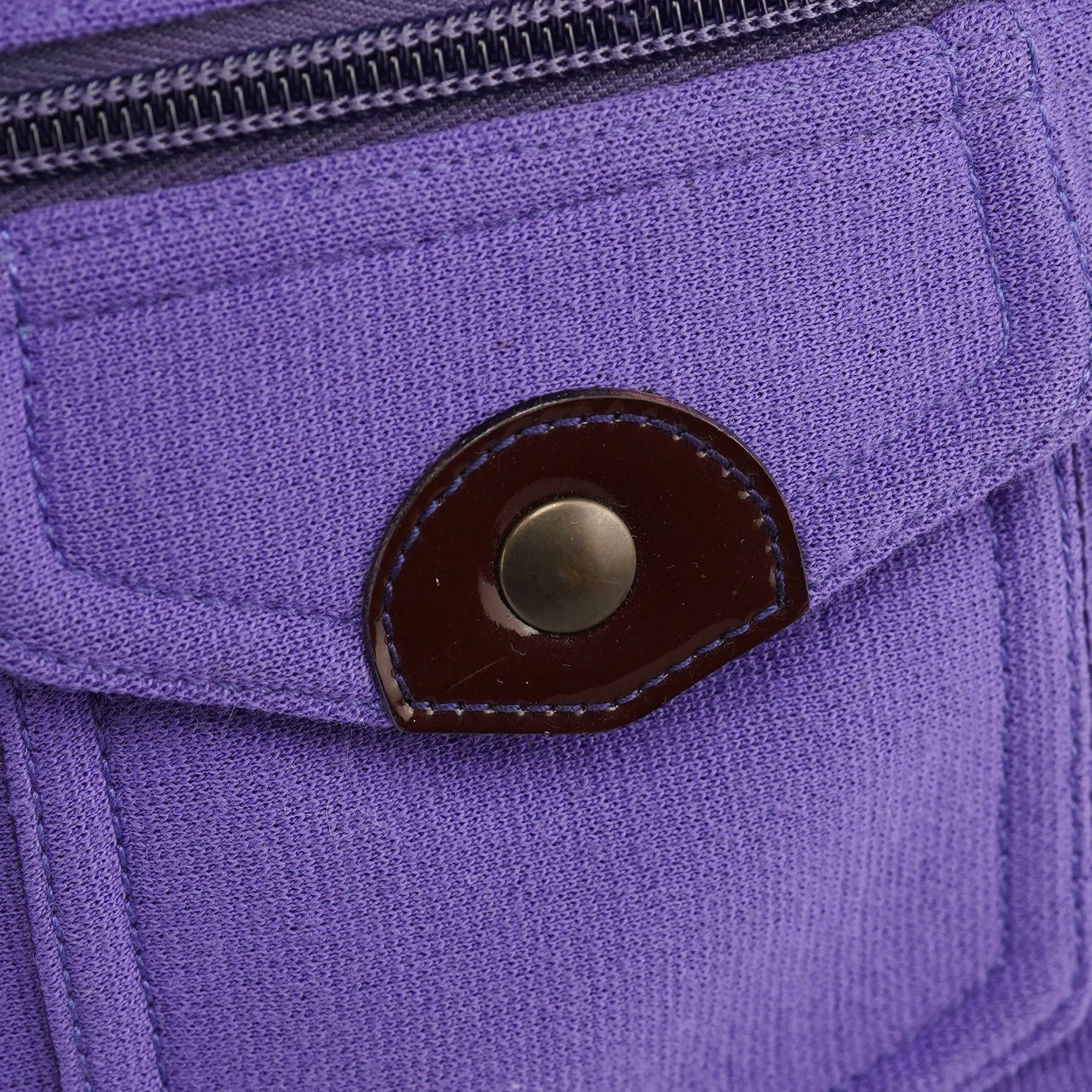 Miu Miu Purple Pocket Mesh Shoulder Bag
