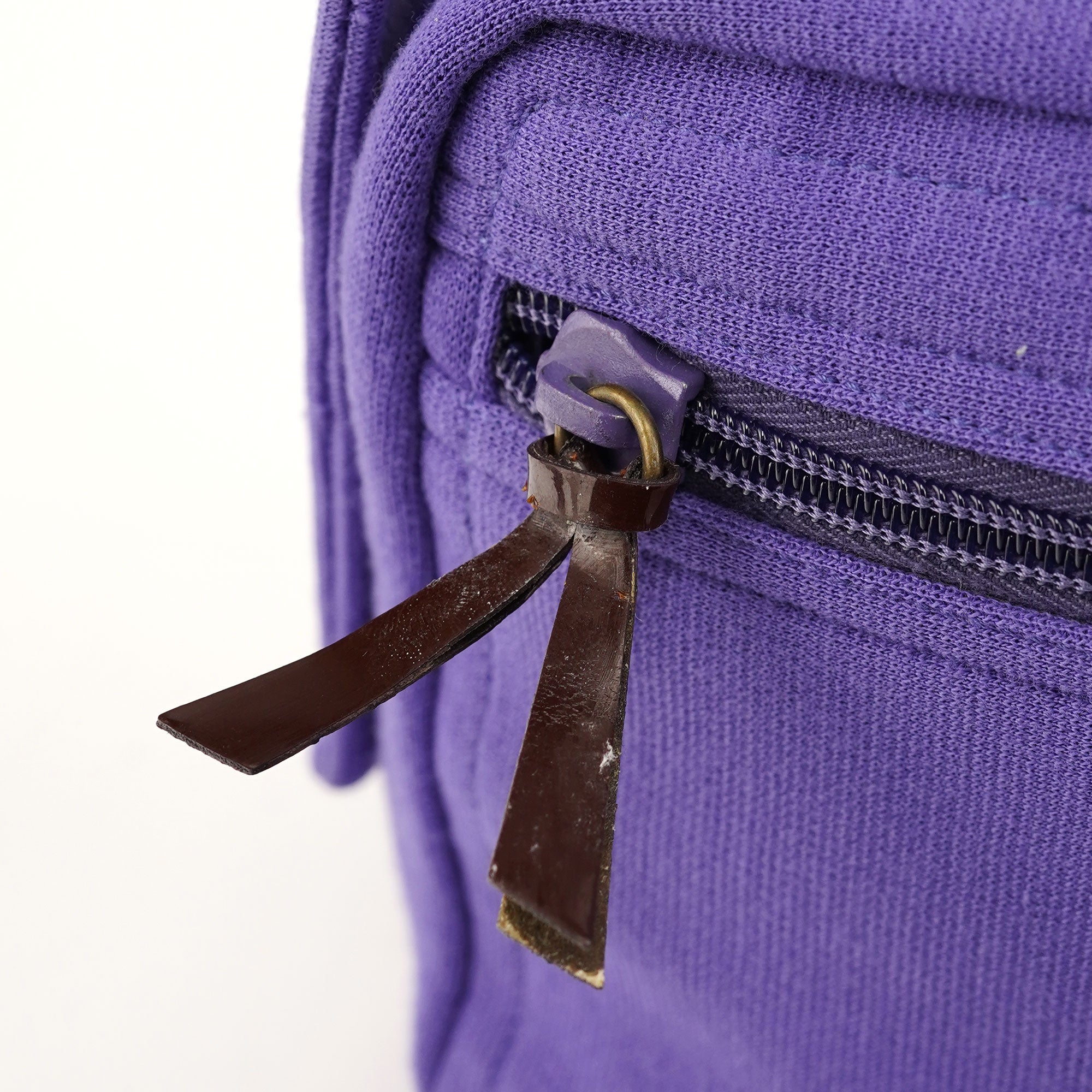 Miu Miu Purple Pocket Mesh Shoulder Bag