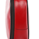 Miu Miu Red Black Leather Vanity Bag