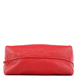 Miu Miu Red Pebbled Leather Rope Shoulder Bag